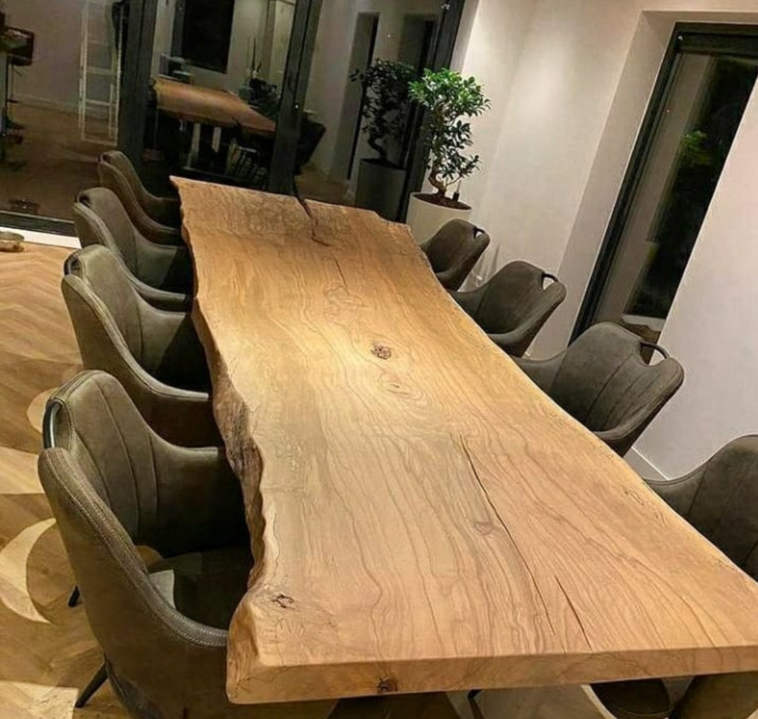 Mesa Single Slab - Base En Hierro