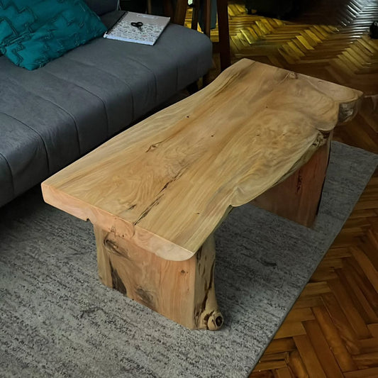 Mesa ratona Canto Vivo (base de madera) - Tablon Entero