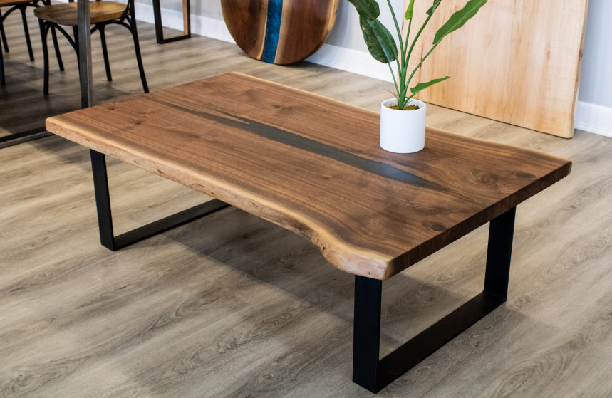 Mesa ratona Canto Vivo (base en hierro) - Tablon Entero