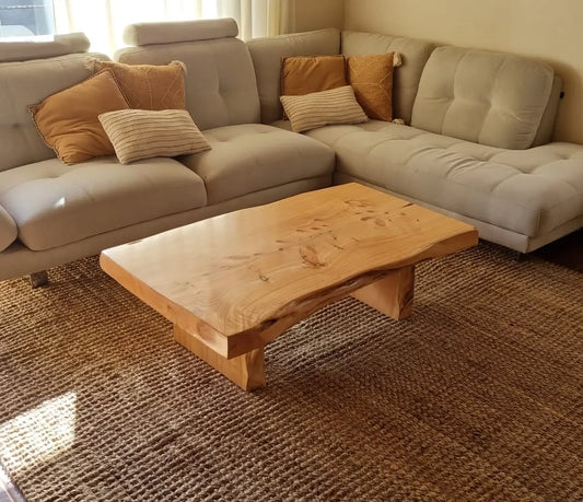 Mesa ratona Canto Vivo (base de madera) - Tablon Entero
