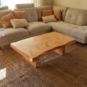 Mesa ratona Canto Vivo (base de madera) - Tablon Entero