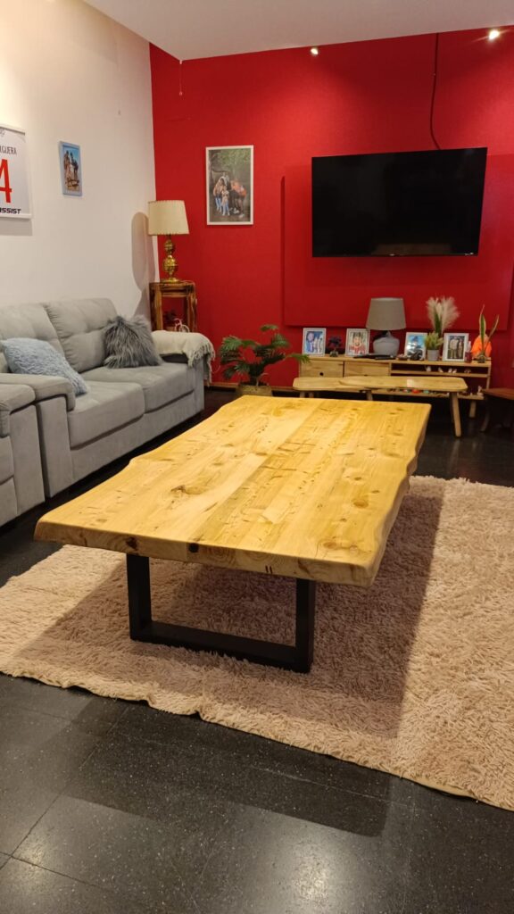Mesa ratona · Base de hierro