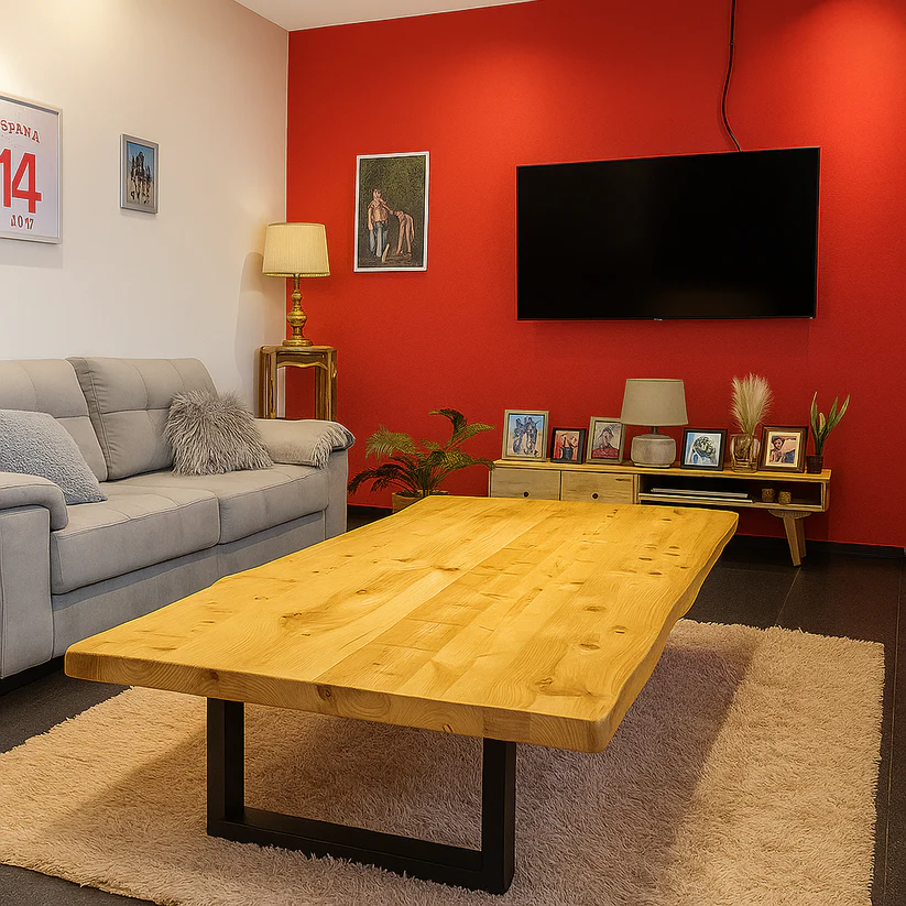 rat 1 Mesa ratona Canto Vivo (base en hierro) - Ensamblado