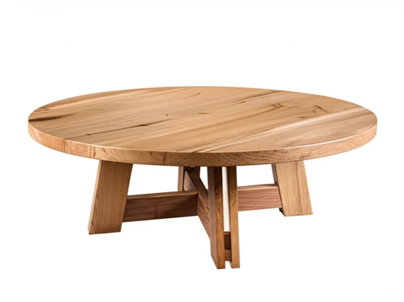 Mesa ratona maciza redonda